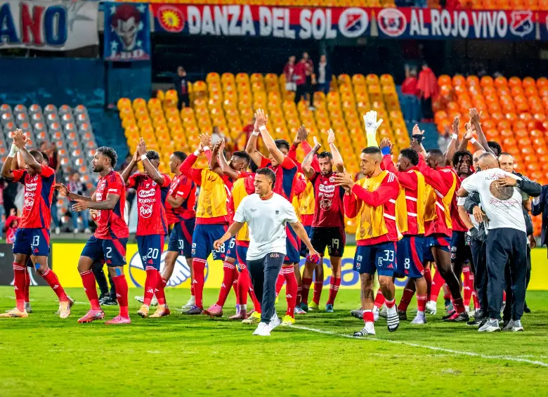 El Deportivo Independiente Medellín tiene 24 puntos en juego para poder pelear un puesto en los ocho clasificados del torneo. Actualmente ocupa la casilla 15 con 13 puntos. FOTO: JUAN ANTONIO SÁNCHEZ