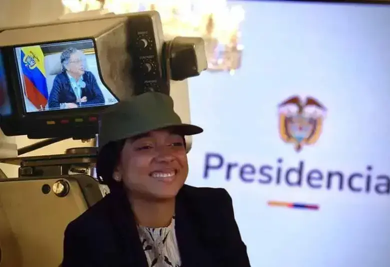 El nombre de Juliana Andrea Guerrero sonó en la opinión pública desde que fue nombrada jefe de despacho de Armando Benedetti en el Ministerio del Interior a inicios de 2025, sin embargo, la funcionaria ha estado trabajando en el Ejecutivo desde 2022. FOTO: PRESIDENCIA | CAPTURA DE PANTALLA