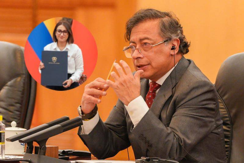 El presidente Petro le habría hecho observaciones a la canciller sobre el titulo del documento que estaba pensando como un “plan de cooperación” y no como un “memorando de entendimiento”. Fotos: Presidencia 