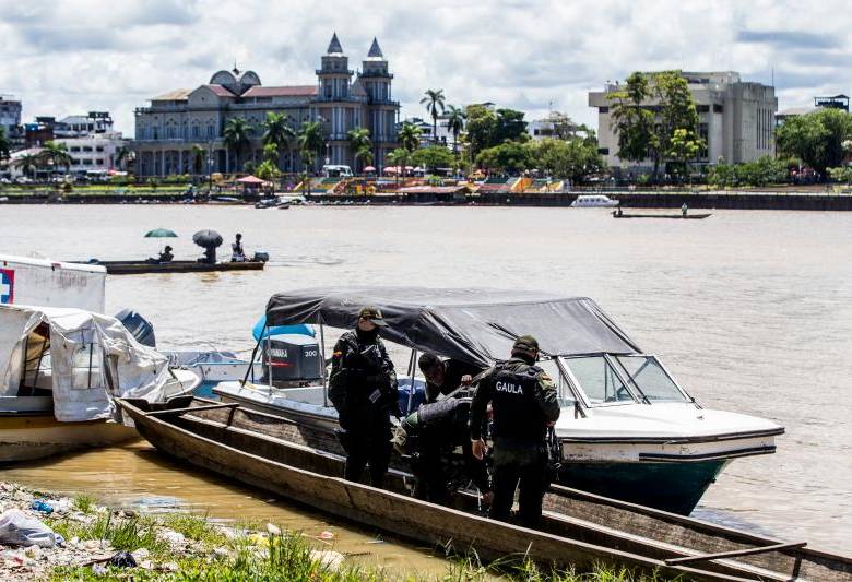 En Quibdó, la capital de Chocó, se realizaron consejos de seguridad para buscar alternativas de acción frente al paro del ELN. FOTO: JULIO CÉSAR HERRERA.