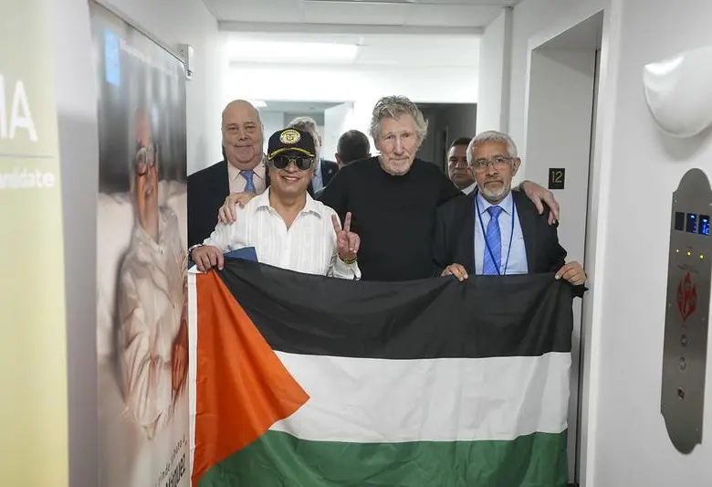 El presidente Petro, en Nueva York, le dijo a los soldados norteamericanos que no le hicieran caso a Trump frente al conflicto en Gaza. Foto: Presidencia