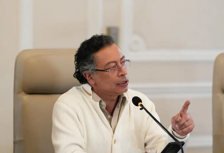 EL COLOMBIANO revisó la transmisión completa y, realmente, la frase no dice eso. Foto: Presidencia
