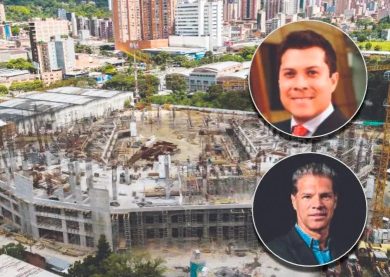Las obras de Arena Primavera hasta ahora han avanzado en un 25% y se espera tenerlas concluidas a finales de 2026. Arriba, Gabriel Sánchez Olea, director estratégico de CLK; y abajo, Eduardo Olea, socio fundador Tuboleta. FOTO Camilo Suárez