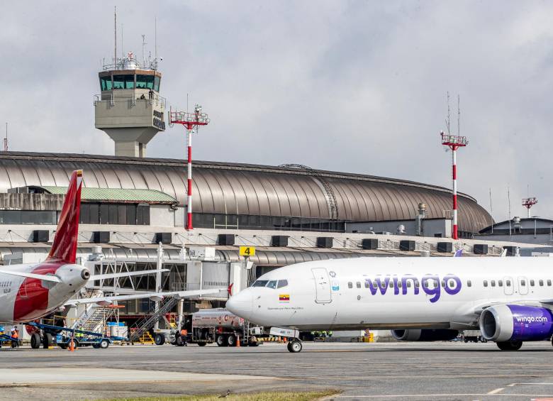 El aeropuerto de Rionegro continúa como el segundo en importancia, luego de alcanzar 5.906.394 pasajeros en la operación doméstica y 1.195.289 en la internacional. FOTO JUAN ANTONIO SÁNCHEZ