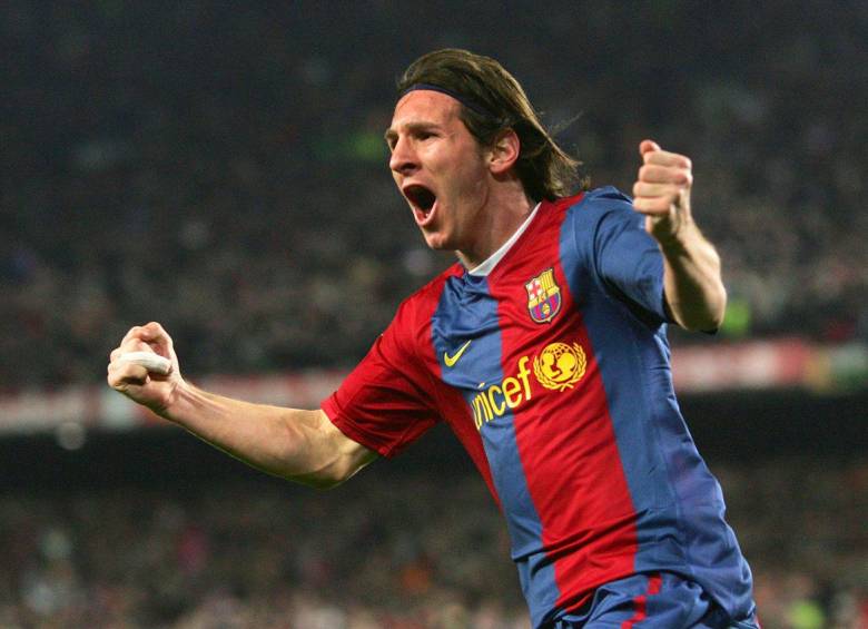 El primer triplete de Messi fue en un partido contra Real Madrid en 2007. El argentino tenía 19 años y estaba empezando a escribir su historia como “astro del fútbol mundial”. FOTO: TOMADA DE REDES SOCIALES 