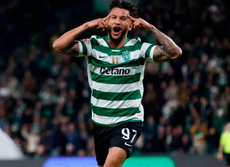 Luis Suárez, goleador de la Liga de Portugal. FOTO AFP