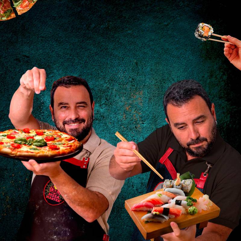 Tulio Zuloaga unió este año el pizza master y el sushi master. FOTO Cortesía