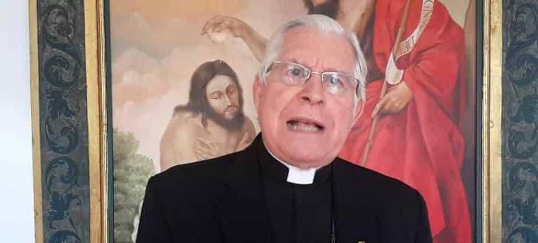 Monseñor Héctor Gutiérrez falleció a sus 87 años. FOTO: Captura de video