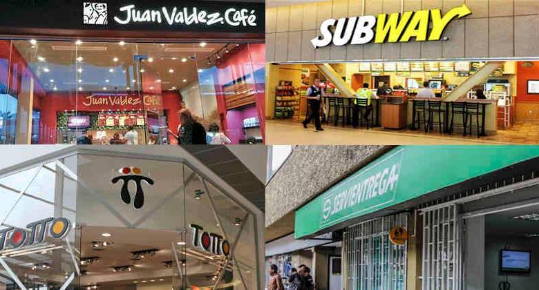 El sistema de franquicias en Colombia reúne más de 540 marcas activas y cerca de 18.000 establecimientos. FOTO: CORTESIAS