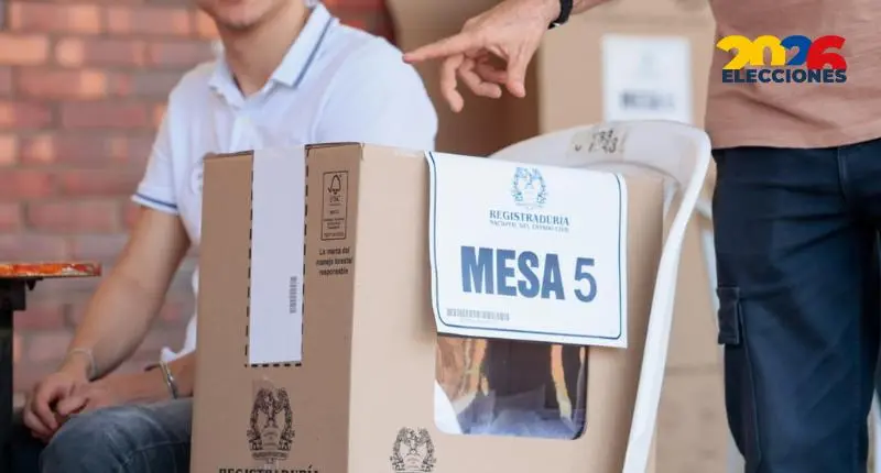 Mientras avanza el conteo internacional, el Consejo Nacional Electoral no puede iniciar el escrutinio definitivo del Congreso. FOTO: REGISTRADURÍA NACIONAL