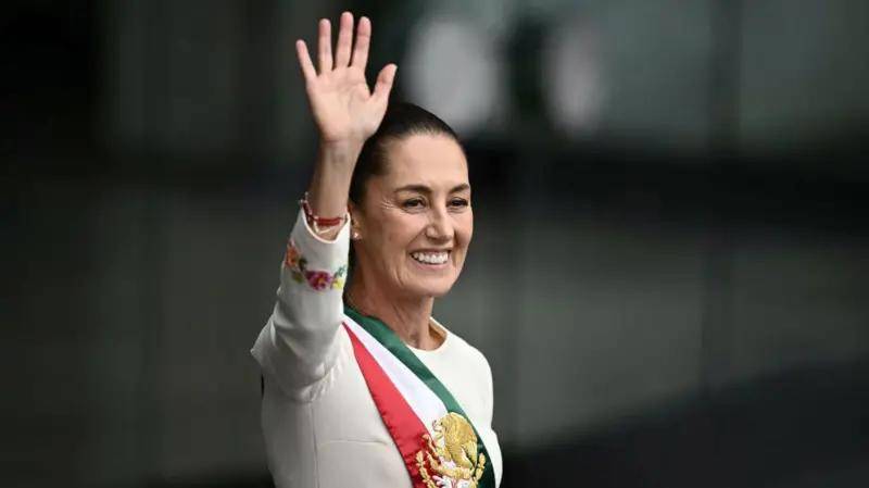 La presidenta de México, Claudia Sheinbaum, aseguró que el tráfico de fentanilo hacia Estados Unidos se redujo significativamente desde su llegada al poder. FOTO: Getty 