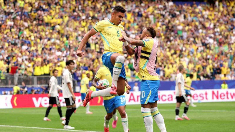 Brasil y Paraguay son las dos selecciones de Sudamerica que ya se instalaron en octavoas de final del Mundial de Norteamérica. FOTO TOMADA X@FIFAcom