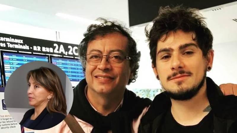 Foto: Harol González, quien sería director de la Academia Diplomática y el presidente Gustavo Petro.