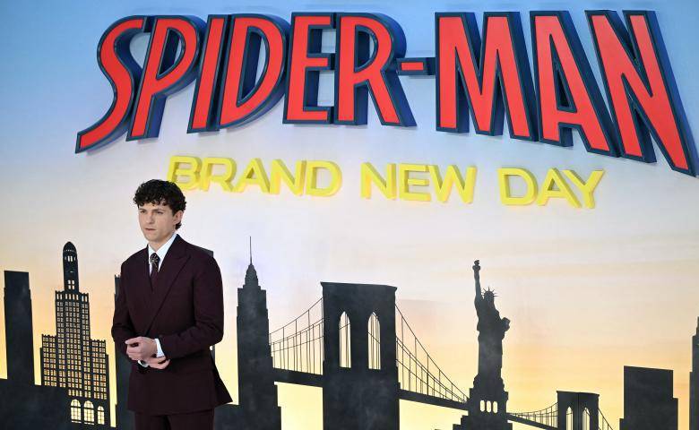 Spider-Man: Brand New Day, protagonizada por Tom Holland, debutó con 355 millones de dólares en Norteamérica en su primer fin de semana. FOTO AFP
