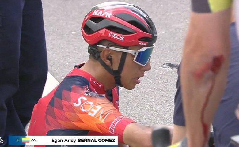 Egan Bernal tiene como objetivo competir en el Tour de Francia-2023- FOTO Captura pantalla Eurosport