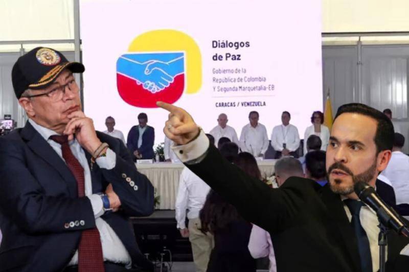 Presidente Gustavo Petro y el presidente electo Abelardo de la Espriella. Foto: Colprensa
