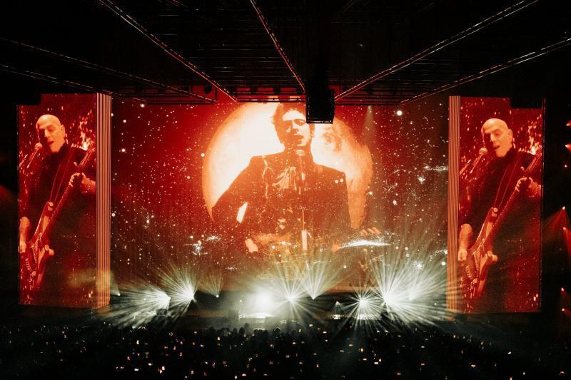 Así se vio el show de Soda Stereo en Bogotá. FOTO Cortesía Manuela Uribe