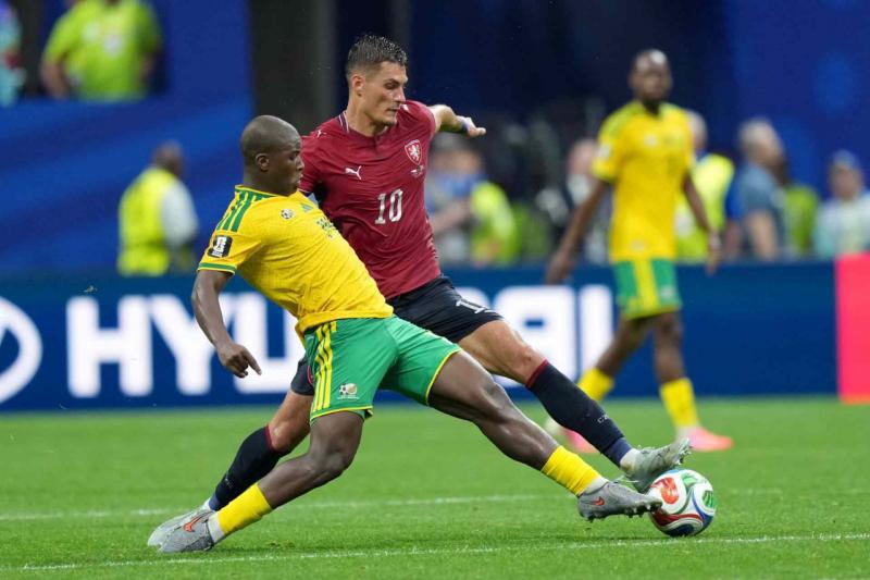 Sudáfrica y República Checa empataron 1-1 en el duelo de la segunda fecha de grupos en el Mundial de Norteamérica. FOTO GETTY
