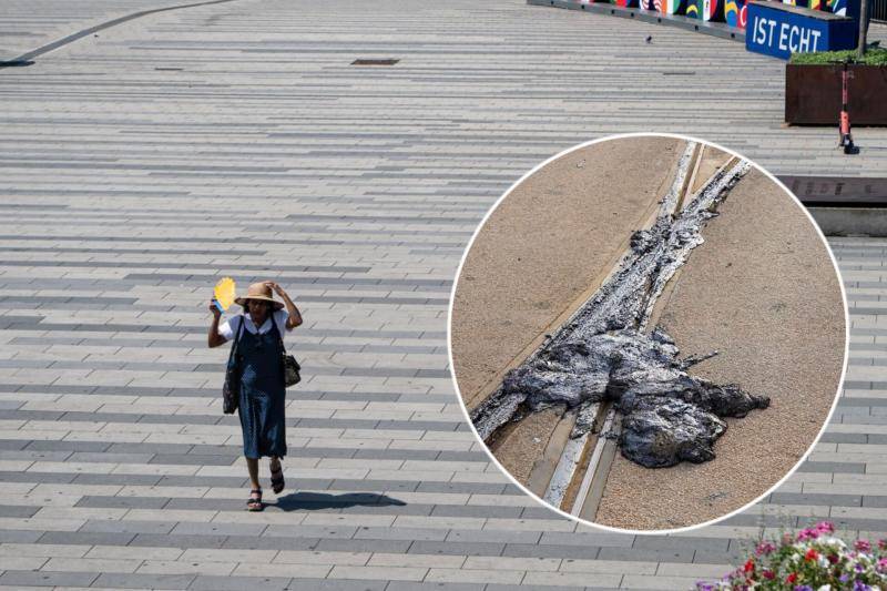 Alemania es uno de los países más afectados por la ola de calor en su infraestructura donde las altas temperaturas han provocado que las vías del tren se derritan. Fotos: Xinhua y @PresstvExtra