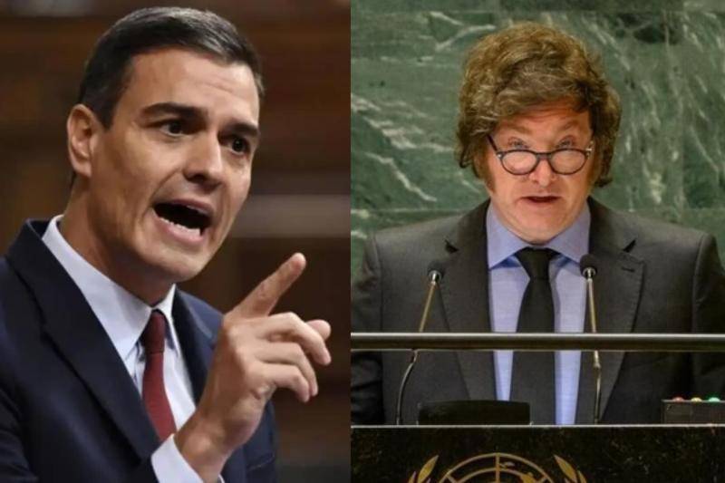 Javier Milei brands Pedro Sánchez a dictator during Madrid visit