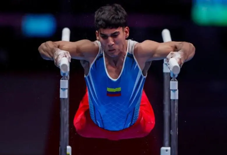 El colombiano Camilo Vera fue la gran figura nacional en el Panamericano de Gimnasia disputado en Río de Janeiro, Brasil, al ganar dos medallas de oro. FOTO GETTY