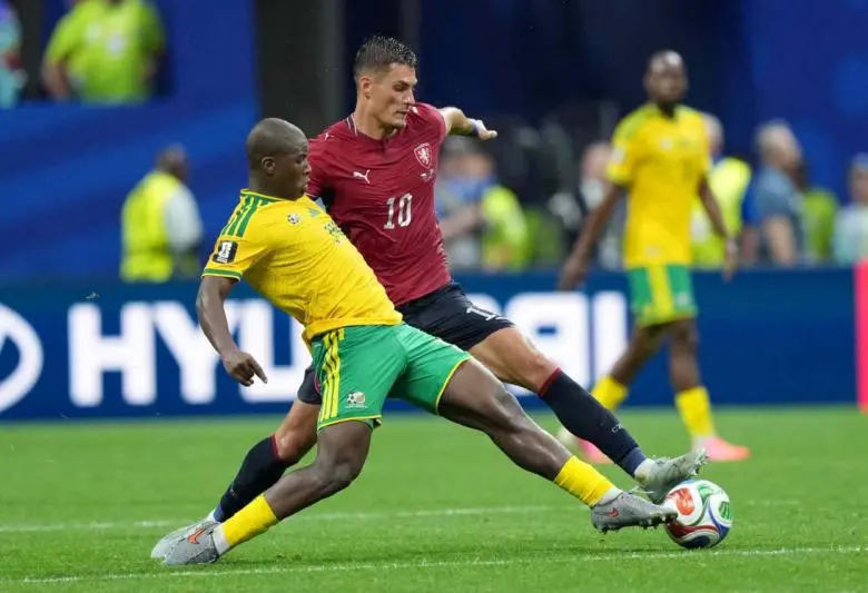 Sudáfrica y República Checa empataron 1-1 en el duelo de la segunda fecha de grupos en el Mundial de Norteamérica. FOTO GETTY