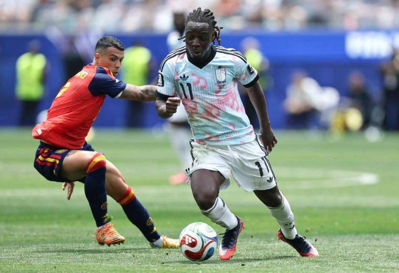 España venció a Bélgica 2-1 y avanzó a la semifinal del Mundial de Norteamérica, el martes 14 de julio se medirá a Francia, por el paso a la final. FOTO GETTY
