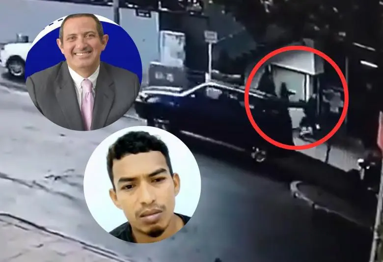 Leonel Enrique Llanos Paternina fue capturado en Villavicencio, Meta. Foto: Captura de video.