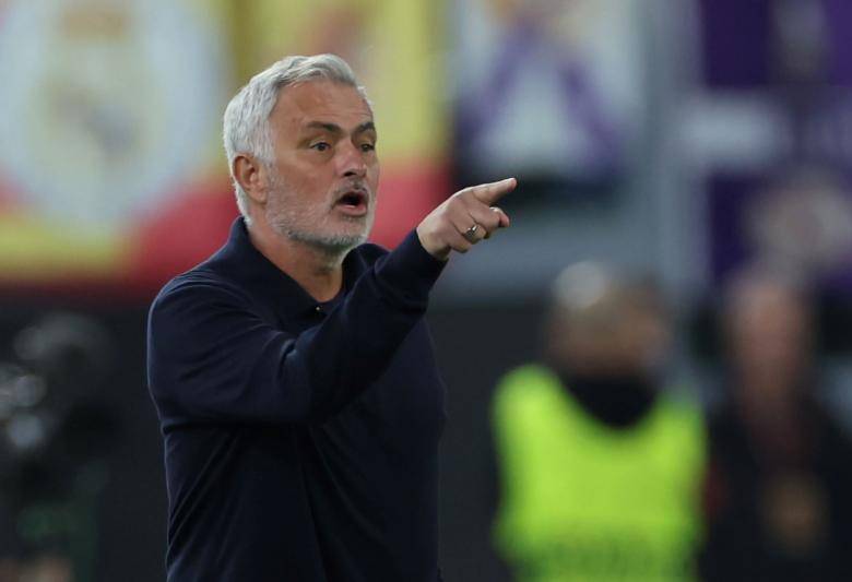 José Mourinho técnico del Real Madrid entregó explosivas declaraciones y se refirió al tema de Vinicuis Júnior y Javier Tebas. FOTO GETTY