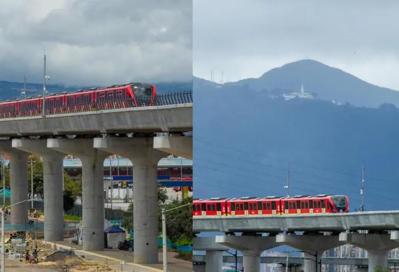 ¡El Metro de Bogotá ya está en movimiento! Así se vio la primera prueba del tren. Foto: Alcaldia de Bogotá