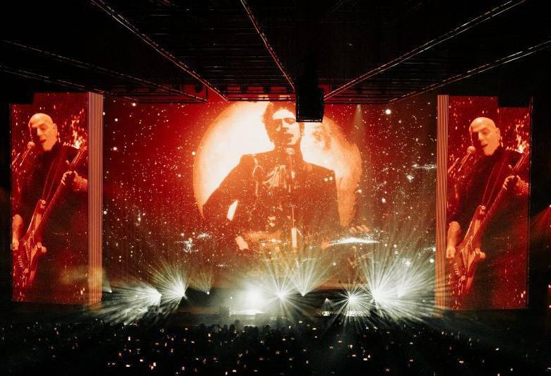 Así se vio el show de Soda Stereo en Bogotá. FOTO Cortesía Manuela Uribe