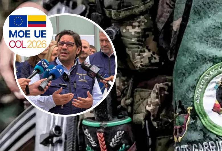 Misión de Observación Electoral de la Unión Europea en Colombia (MOE-UE) durante el seguimiento a las elecciones presidenciales, en medio de alertas por la influencia de grupos armados en el proceso electoral. Foto: MOE-UE / Registraduría