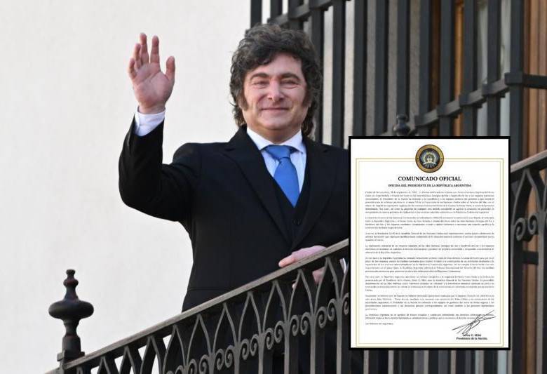 El gobierno de Javier Milei ha anunciado que en caso de que no se detengan los proyectos de hidrocarburos por parte de Reino Unido, acudirán al arbitraje internacional. Fotos: Xinhua y @OPRArgentina