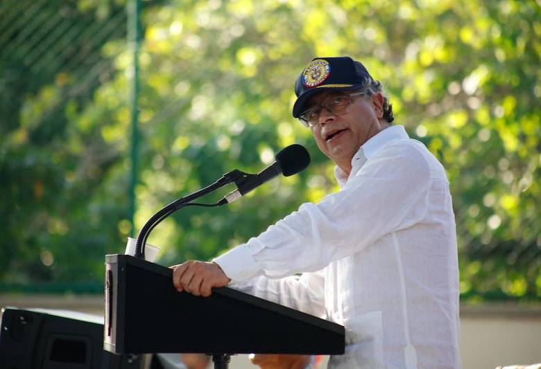 Presidente Gustavo Petro en una asamblea popular en el Caribe. Foto: Presidencia