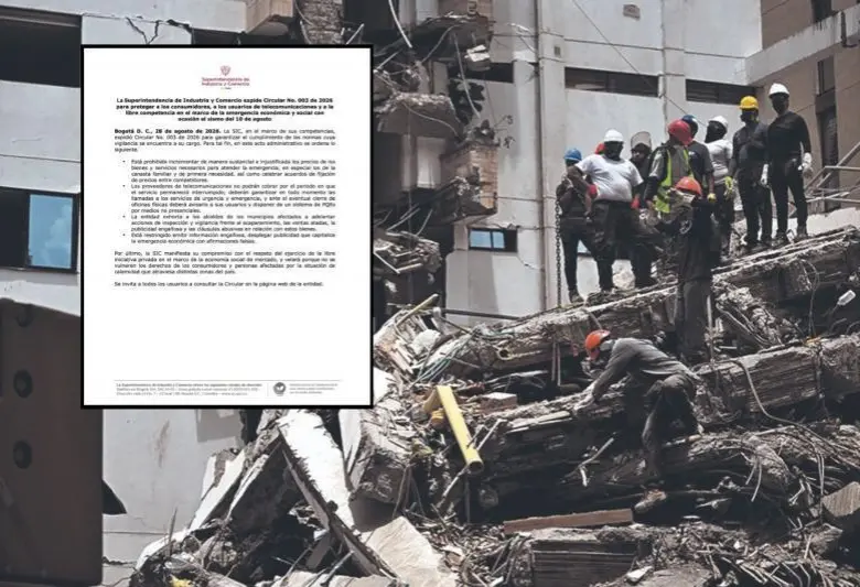 SIC emitió circular con medidas para evitar la especulación de precios en zonas afectadas por el terremoto. Fotos: AFP y SIC