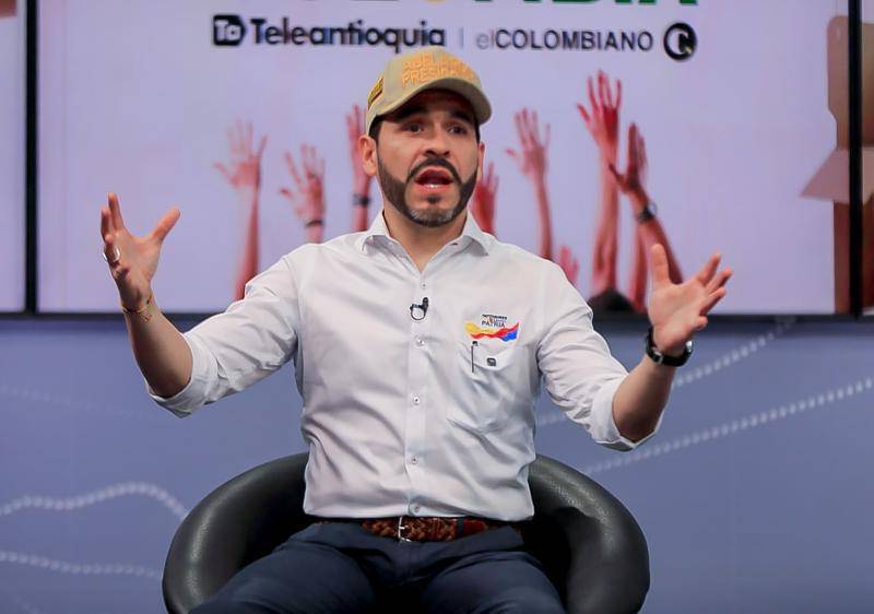 Abelardo de la Espriella asegura que si llega a la Presidencia sus pilares serán la seguridad, la salud, el empleo joven y la economía. FOTO Julio Herrera