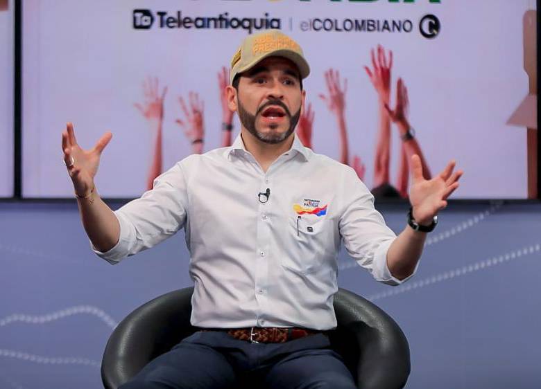 Abelardo de la Espriella asegura que si llega a la Presidencia sus pilares serán la seguridad, la salud, el empleo joven y la economía. FOTO Julio Herrera