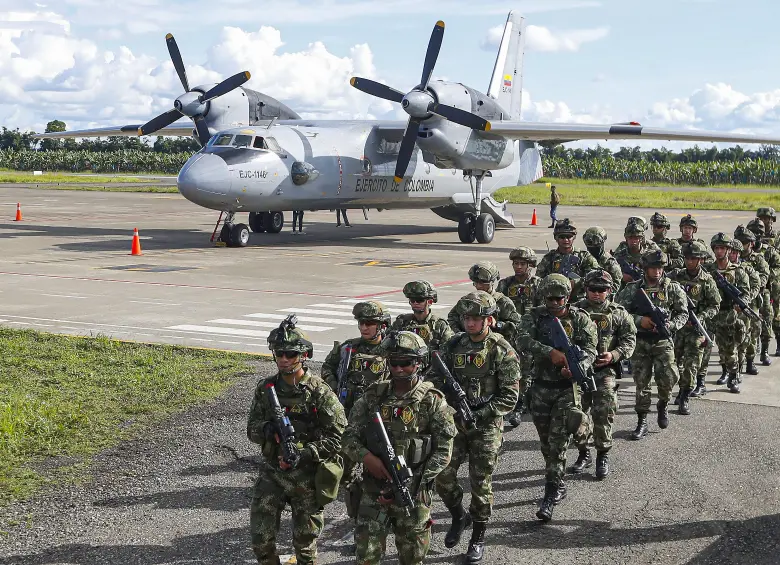 La Gobernación pidió un refuerzo urgente de la Fuerza Pública en el Nordeste y el Norte de Antioquia. FOTO: Manuel Saldarriaga Quintero. Archivo El Colombiano