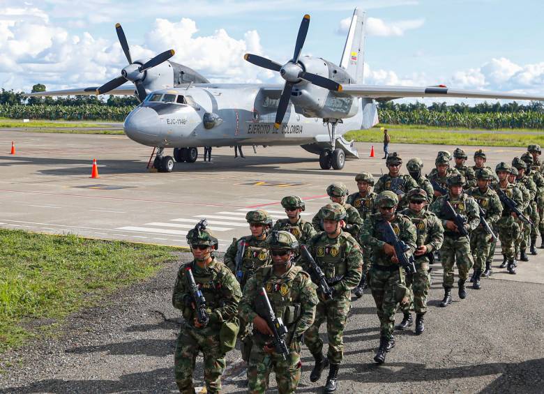 Un contingente de 50 hombres de fuerzas especiales del Ejército, con especialidad en combate urbano, llegó al Urabá.