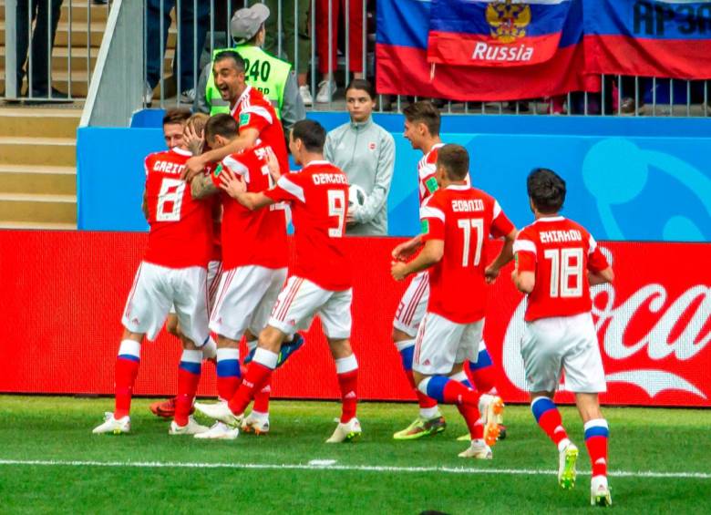 La Selección de Rusia avanzó hasta los cuartos de final del Mundial de 2018, cuando fue eliminada por Croacia, que terminó subcampeón del torneo. FOTO: JUAN ANTONIO SÁNCHEZ
