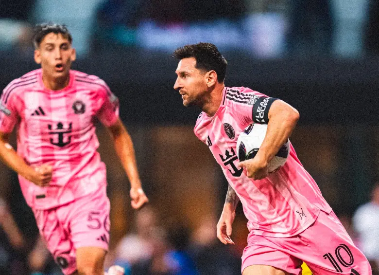 Messi volvió a ser decisivo para el Inter Miami: anotó dos veces, dio una asistencia y alcanzó la cima de la tabla histórica de goleadores de la Leagues Cup. FOTO: X-INTER MIAMI
