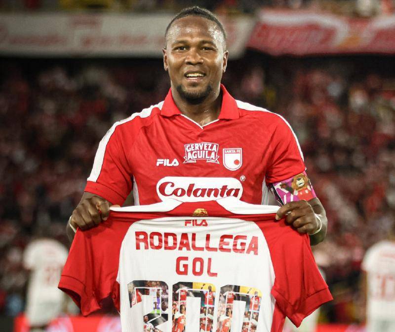 Hugo Rodallega ya suma 302 goles en su carrera deportiva. FOTO X-SANTA FE