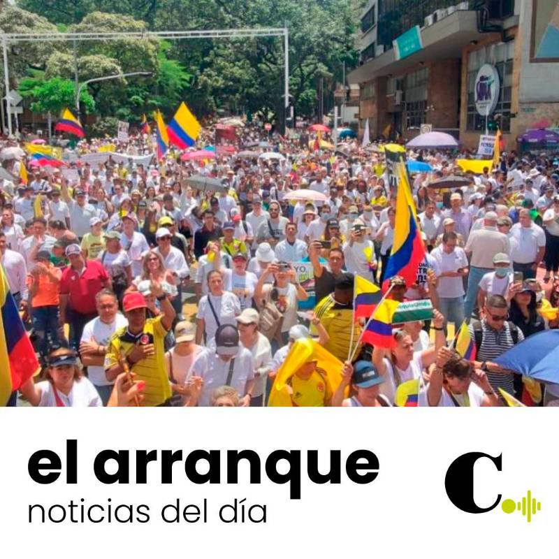 Protestas contra Petro en Medellín