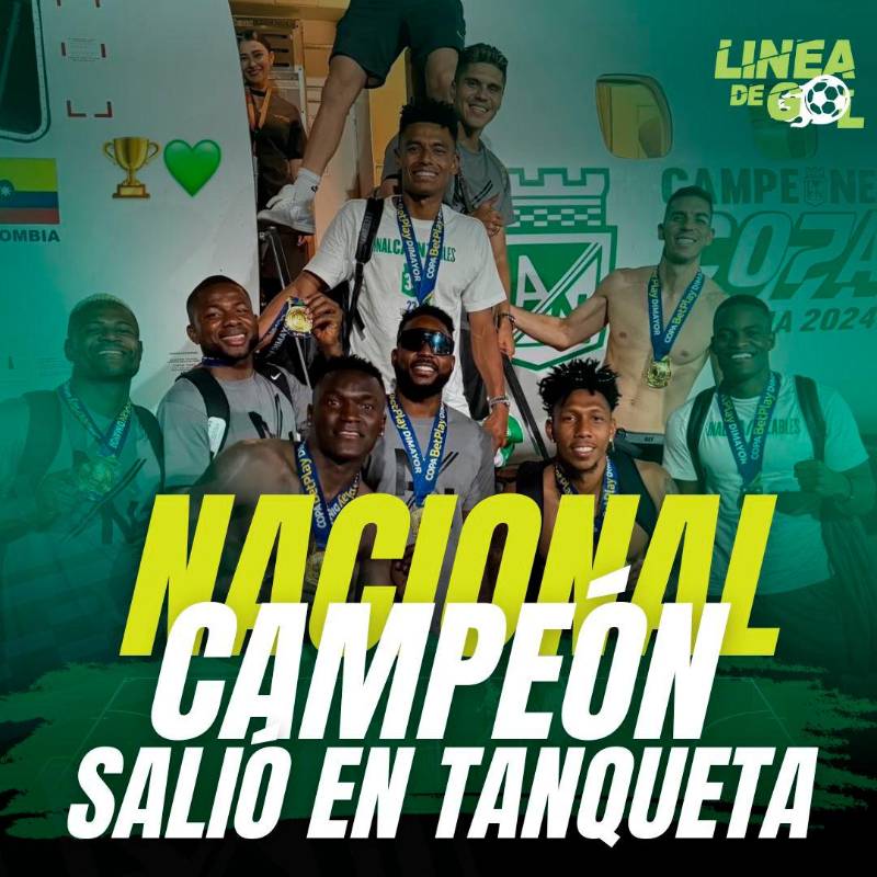 ¡Vergüenza! Nacional tuvo que salir en tanqueta tras quedar campeón en el Pascual Guerrero