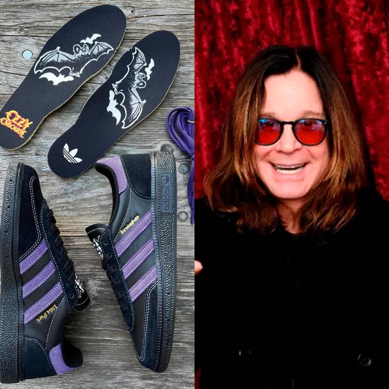 Este es el modelo que diseñó adidas en homenaje a Ozzy Osbourne FOTO GETTY Y JOE LING