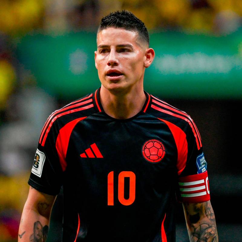 James Rodríguez vivió un momento incómodo en la zona mixta tras el partido frente a Brasil. FOTO @jamesdrodriguez