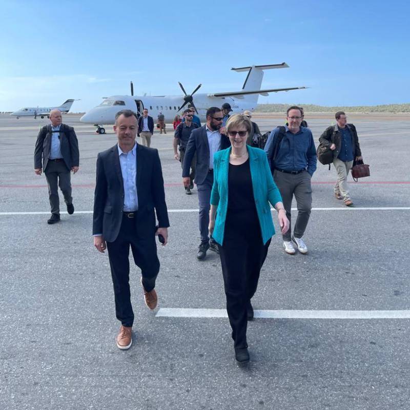 La embajadora Laura Dogu encabeza la misión estadounidense, aunque en principio su rol será como encargada de negocios. FOTO: Tomada de @usembassyve.