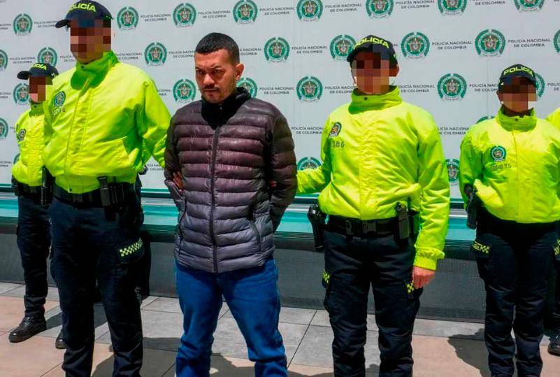 Elder Arteaga Hernández (“el Costeño”) es señalado de coordinar el operativo criminal para atentar contra el senador Miguel Uribe en Bogotá. FOTO<b><span class="mln_uppercase_mln"> cortesía de policía</span></b>