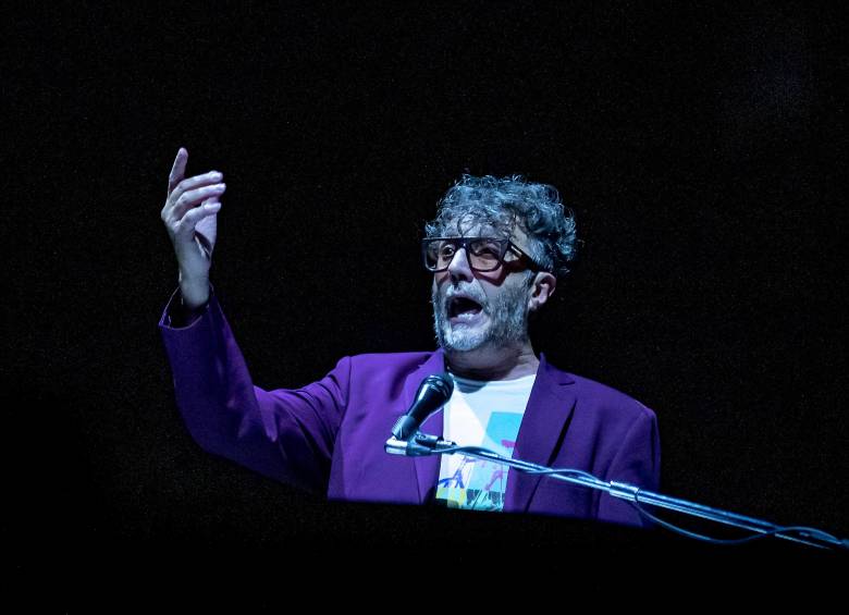 Fito Páez vino la última vez a Medellín en mayo de 2023. FOTO: Juan Antonio Sánchez
