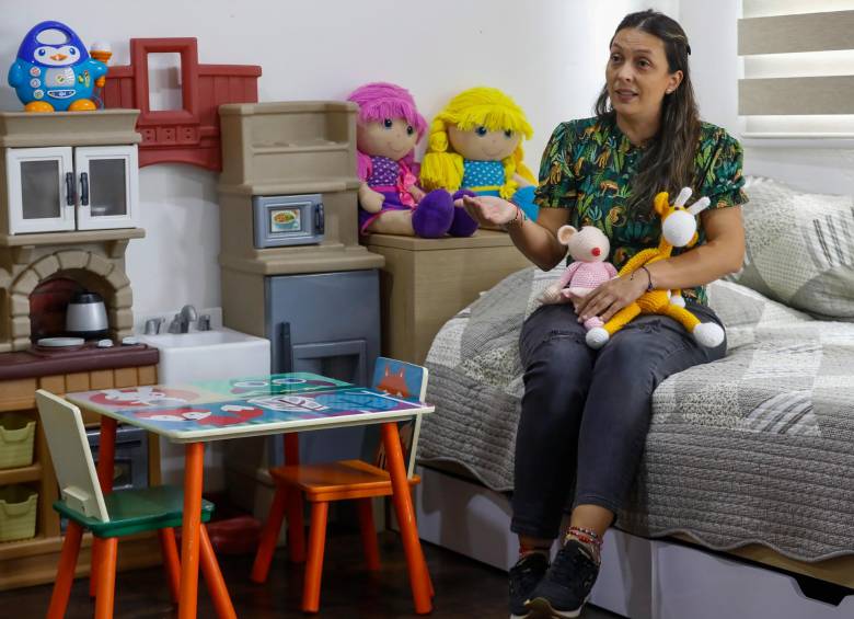 Catalina emprendió una cruzada para llamar la atención sobre su caso y que la justicia le permita recuperar a sus hijas. FOTO manuel saldarriaga
